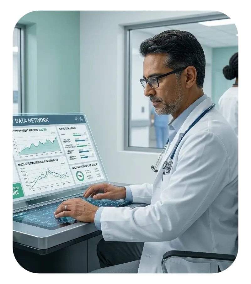 Secure digital storage network